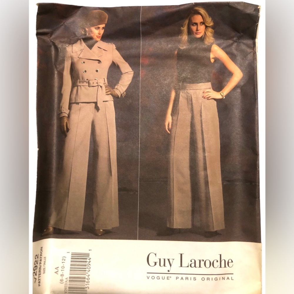 ❌SOLD❌ ⭐️VOGUE (GUY LAROCHE) PATTERN #V2922 - LIMITED EDITION⭐️